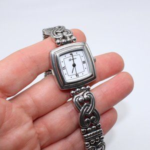 Brighton Watch - Santa Rosa - Silver Chain Link Toggle Clasp Watch
